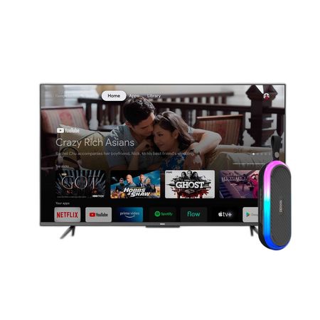Combo Smart TV RCA 55" 4K LED + Parlante Bluetooth Dekkin 16W Magnético