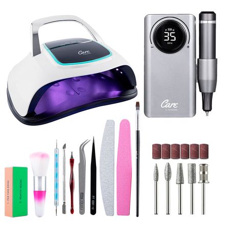 Torno Eléctrico Portatíl + Cabina Para Uñas Gadnic BQ6 Pro