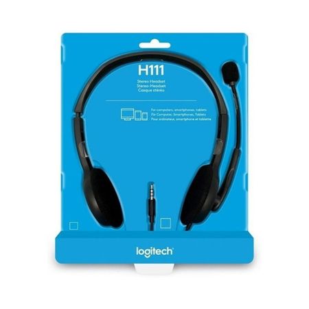 Auriculares Con Microfono Logitech H11 Gris