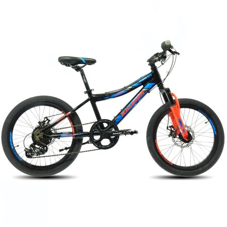 Bicicleta Raleigh ROWDY- R.20"- Negro- Cuadro de aluminio_Frenos a disco- 7Vel.