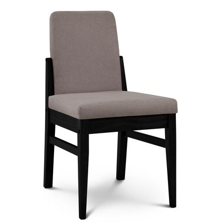 Silla de Comedor Baku Tapizado Sunny Stone lustre Wengue Espacity'