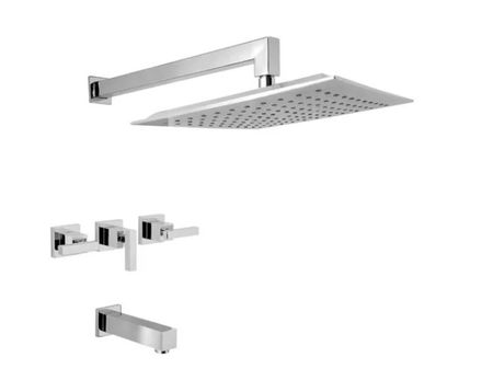 Griferia Baño Ducha Peirano Castilla 80-153 Transfer Cromado