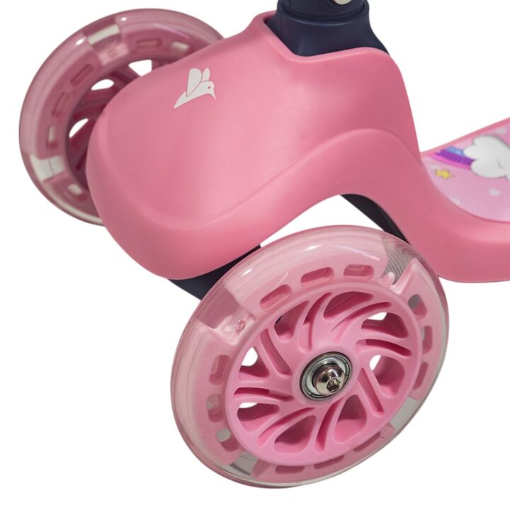 Monopatín 2 en 1 Plegable K4 Infanti Rosa - Vista 6