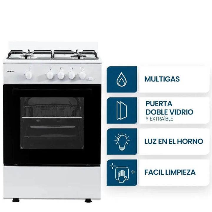 Cocina Philco 56cm Blanca PHCM56BL - Vista 3