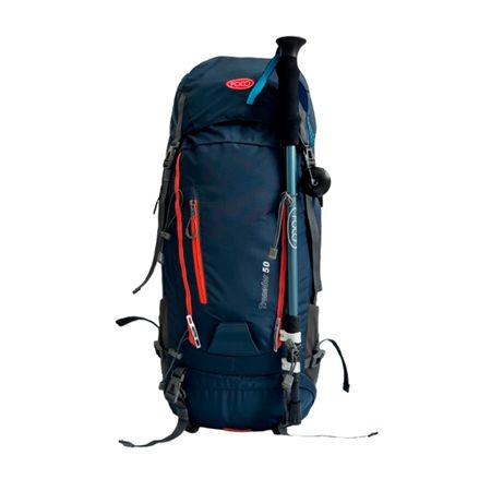 Mochila Trekking 50lts Gris Tronador Foco