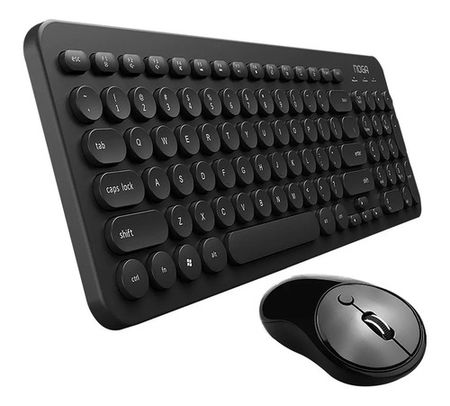 Kit Teclado + Mouse Inalambrico Pc Notebook Usb Combo