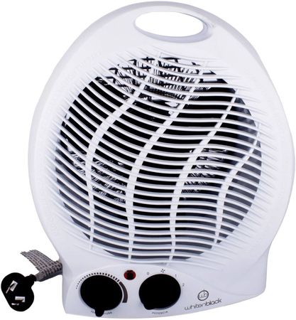 Caloventor Whitenblack 1000/2000W