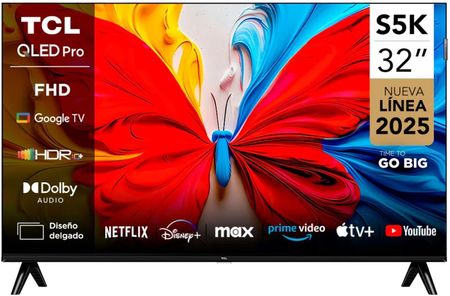 Smart Tv Qled Tcl 32P Fhd 32S5K-F Go
