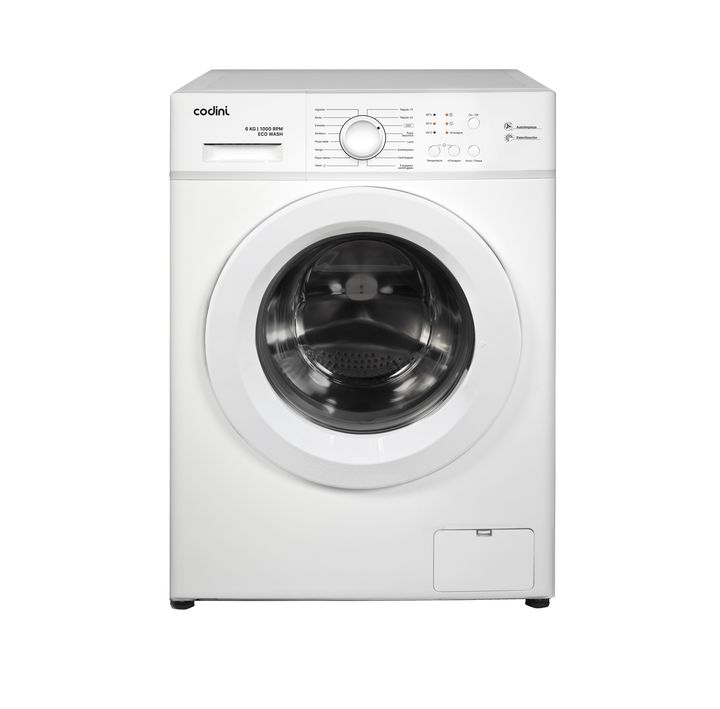 Lavarropas Automático Carga Frontal 6 kg 1000 RPM A Inverter Steam Blanco - AIAFE6010B - Vista 2