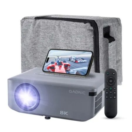 Proyector Gadnic 8000 Lúmenes Dolby 90w