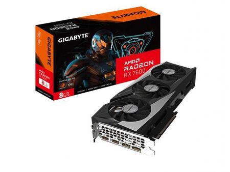 Placa de Video Gaming Gigabyte RX 7600 OC 8GB