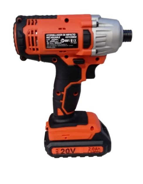 Atornillador Impacto Bateria 1/4'' Versa Kstcd1802 200nm 20v Naranja 50/60 Hz - Vista 3