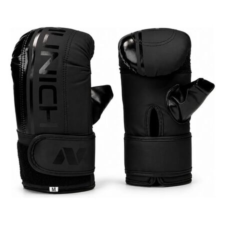 Guantines Munich Woskin Bolsa Boxeo Pulgar Libre Ajustables M Negro