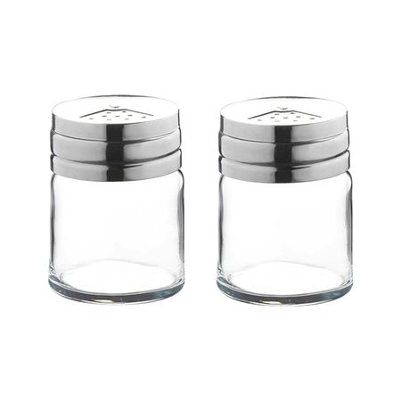 Especiero Salero Pimentero Vidrio Set x 2 Pasabahce 