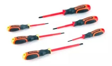 Juego de destornilladores x 6 pzs Tactix ( Tx205601)