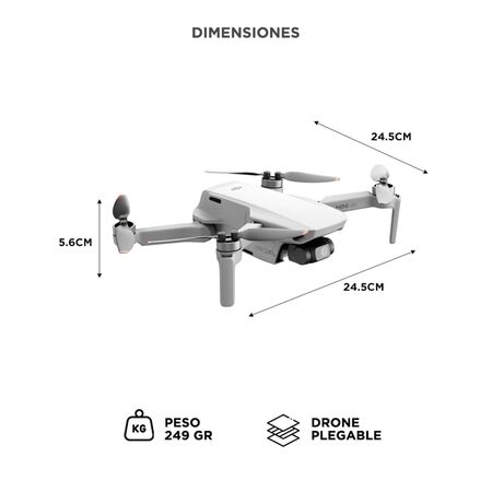 Drone DJI Mini 4K Control Remoto DJI RC-N1C