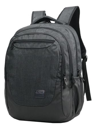 Mochila Luxor Kossok - Porta Laptop - Reforzada Negro Liso