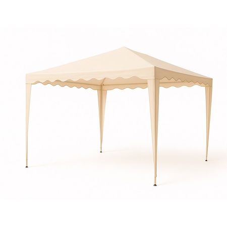 Gazebo 3x3 mts Fijo Estructura Metálica y Tela de Poliéster Ultra Reforzado