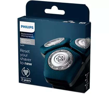 Cabezales de afeitado Philips SH71/50 para Series 5000 y 7000