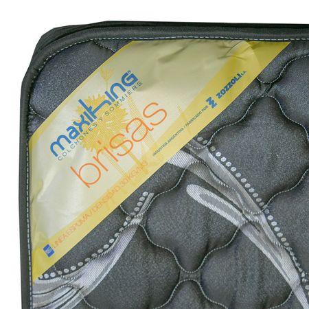 Colchon Maxiking Brisas 1 Plaza y Media 100x190x30cm Espuma de Alta Densidad Doble Pillow de Jackard