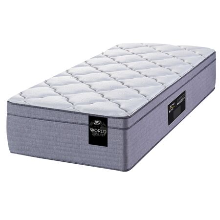 Colchon King Koil Bradford 1 Plaza y Media 100x190cm Espuma de Alta Densidad con Europillow