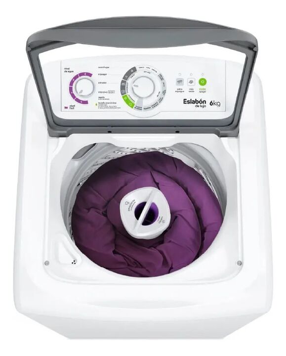 Lavarropas 6kg Eslabón De Lujo Ewh06ab 750rpm Carga Superior - Vista 6