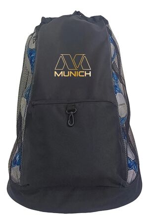 Bolso Straper Para 18 Pelotas De Futbol Reforzado Dorado