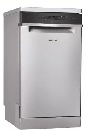 LAVAVAJILLAS WHIRLPOOL 10 CUBIERTOS INVERTER ACERO INOX.     