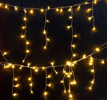 Lluvia Luz de navidad 96 luces led