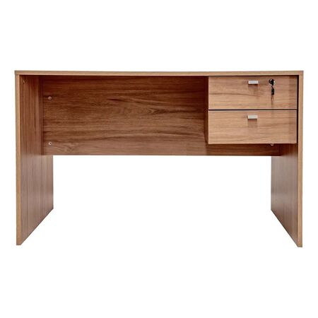 ESCRITORIO EJECUTIVO PLATINUM ACACIA DE 2 CAJONES CON LLAVE 1.20 M ACACIA