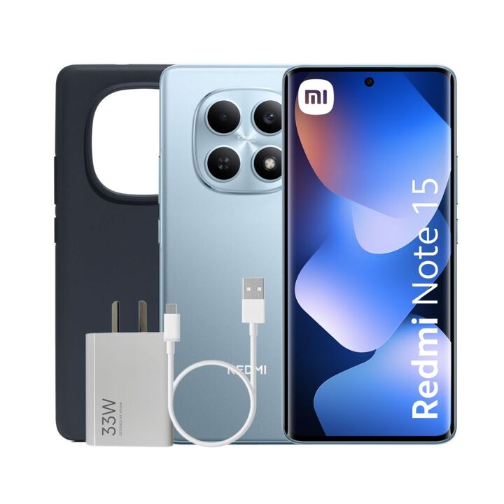 Celular Xiaomi Redmi Note 15 256gb 8gb Ram Glacier Blue - Vista 1