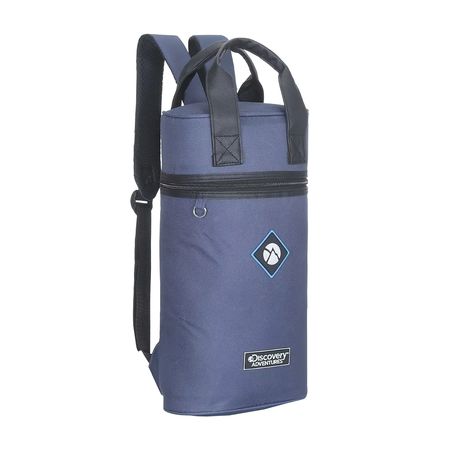 Bolso Matero Discovery Mochila Ajustable Porta Termo 1.3 Lts - Azul