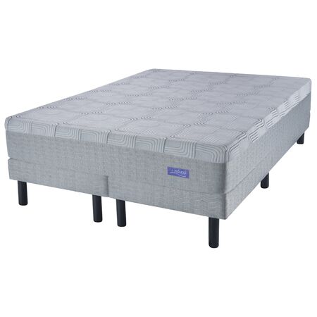 Colchon y Sommier Inducol Cardiel Super Queen 160x200 Espuma de Alta Densidad y Espuma Inteligente
