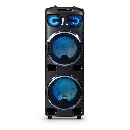 Parlante Bafle Potenciado Ken Brown Monsterbox 3 Vias Woofer Negro