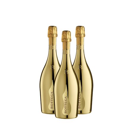 Espumante Prosecco Bottega Gold 750 ml Caja x 3