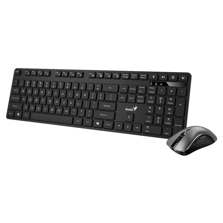 Teclado con Mouse Wireless Genius Km-8216S Silencioso - Vista 2