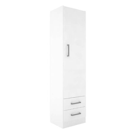 MULTIFUNCION C/PATAS ORLANDI BL 401 BAHIA - BLANCO, 1 PUERTA, 2 CAJONES, 2 ESTANTES