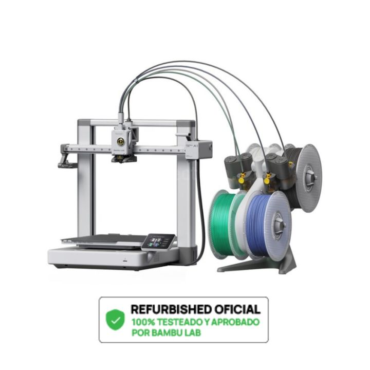 Refurbished Official Impresora 3D Bambu Lab A1 Combo multicolor AMS FDM - Vista 1