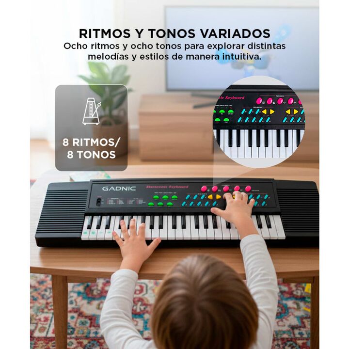 Órgano Musical Gadnic T050 Teclado Para Niños - Vista 3