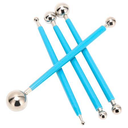 Set de Bolillos Metalicos Gadnic Para Porcelana Fria Reposteria Fondant