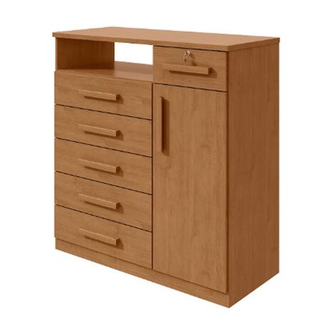 Chiffonier Lopas Da Vinci 6 Cajones 1 Puerta Amenoda