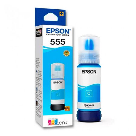 Botella de Tinta Epson T555220-AL Cian