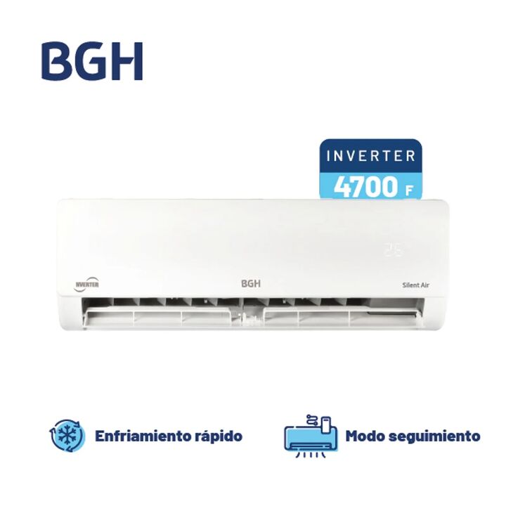 Aire Acondicionado BGH Split Inverter Frio/Calor 5500W 4700F BSI55WCNX - Vista 3