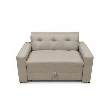 Donnet Sofá Cama 2 Plazas Gris 140x190 Carrera 0210