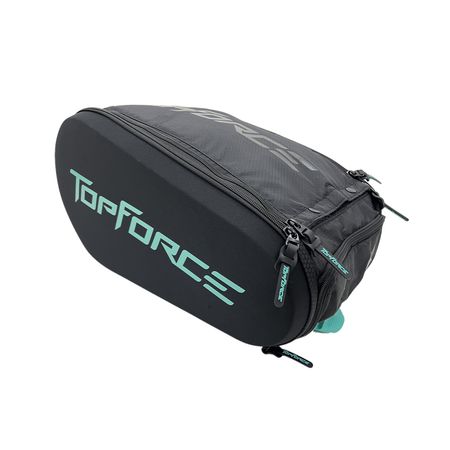 Bolso Padel Top Force Paletero Premium Varios Bolsillos Botinero Amplio 28224 Negro