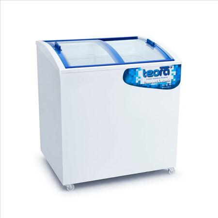 Freezer Exhibidor Horizontal Teora Fh250tvi 178 Lts Vidrio