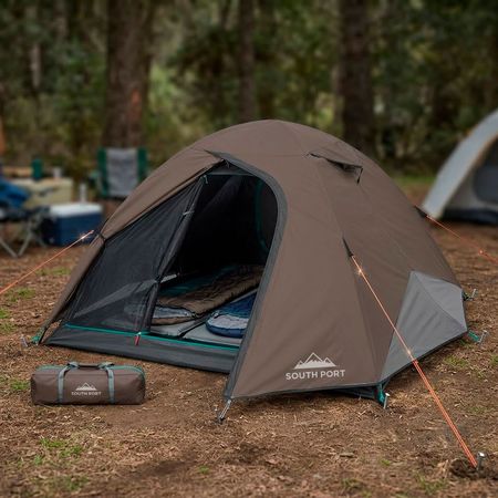 Carpa Camping 3 Personas SouthPort By Gadnic UPF50 Con Tecnología Blackout