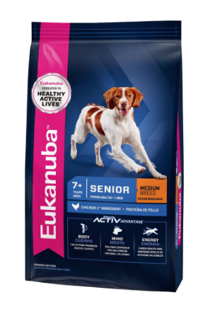 EUKANUBA ADULTO SENIOR MEDIUM x 15kg