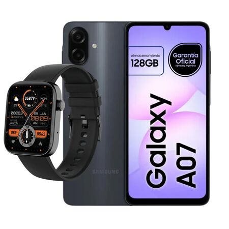 Samsung Galaxy A07 128GB + Smartwatch Colmi P71