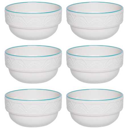 Serena Sky - Set X 6 Bowls 500 Cc Oxford